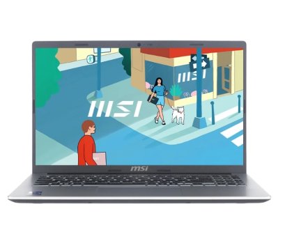 Notebook MSI Modern 15 F13MG-633TH จอ 15.6" ระดับ FHD IPS Intel Core i3-1315U Processor (Urban Silver)ฟรี กระเป๋าเป้+Mouse Wireless
