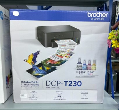 Brother Printer เครื่องพิมพ์ Brother DCP-T230 Ink Tank Print, Scan, Copy พร้อมหมึกแท้ 1 ชุด