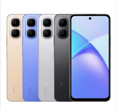 Infinix SMART 10 Ram 4GB / Rom 64GB จอ 6.7 โทรศัพท์มือถือจอลื่นไหล 120Hz แบตเตอรี่ 5,000mAh ประกันศุนย์  1ปี