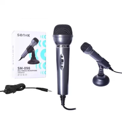 Microphone Senic รุ่น SM-098 ของแท้ ไมค์คอมพิวเตอร์ ไมค์โน๊ตบุ๊ค ไมค์ตั้งโต๊ะ