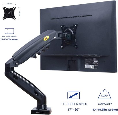 Monitor Desk Mount Stand NB F80 ขาตั้งหน้าจอ LCD LED 17-30 นิ้ว รับน้ําหนักได้ 2-9 กก.
