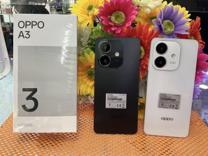 OPPO A3 Ram8GB/Rom128GB จอ 6.67" กล้อง 50 MP ชาร์จไว 45W แบตเตอรี่ 5000mAh เครื่องศูนย์ไทย ออปโป้ ฟรีขวดน้ำของ oppo