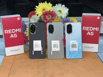 Redmi A5 Ram 4GB/Rom128GB 4G จอ LCD ขนาด 6.88 นิ้ว กล้องหลัก 32MP รองรับ 2 SIM แบต 5,200mAh ประกันศูนย์ไทย 1 ปี