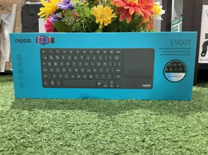 Rapoo E900T คีย์บอร์ดไร้สายมัลติโหมดพร้อมทัชแพด Multi-Mode Wireless Blade Touch Keyboard