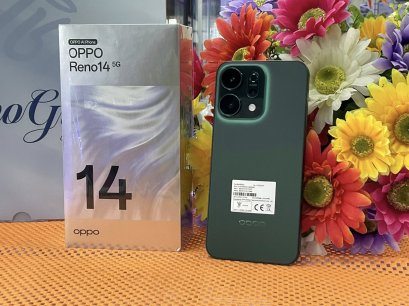 OPPO Reno14 5G Ram 12GB / Rom 512GB จอ 6.59 inch AMOLED, FHD+ แบตเตอรี่ 6000mAh ชาร์จไว 80W กันน้ำ/กันฝุ่น กล้อง 50+50+8MP Free Gift Set ของ OPPO