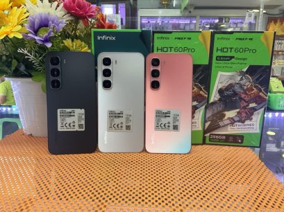 Infinix Hot 60 Pro Ram8GB+Rom256GB จอ AMOLED ขนาด 6.78 นิ้ว กล้องหลัง 50MP แบต 5,160mAh ชาร์จไว 45W ประกัน ศูนย์ ไทย 1 ปี