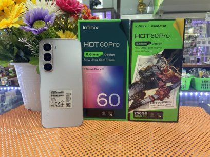 Infinix Hot 60 Pro Ram8GB+Rom256GB จอ AMOLED ขนาด 6.78 นิ้ว กล้องหลัง 50MP แบต 5,160mAh ชาร์จไว 45W ประกัน ศูนย์ ไทย 1 ปี