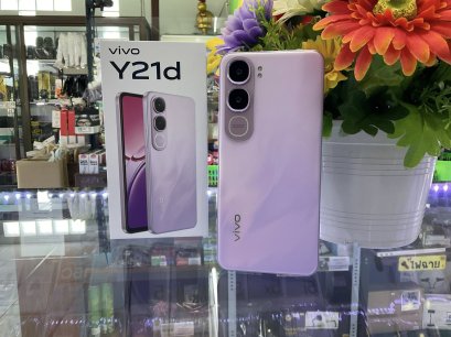 ใหม่ล่าสุด VIVO Y21d Ram 6GB / Rom 256GB จอ 6.68 นิ้ว ชิป Unisoc T7225 แบต 6,500mAh ชาร์จไว 44W ประกันศูนย์ไทย