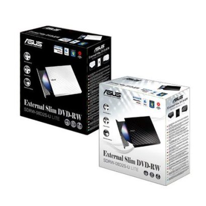External Slim DVD-RW  Asus SDRW-08D2S-U LITE White