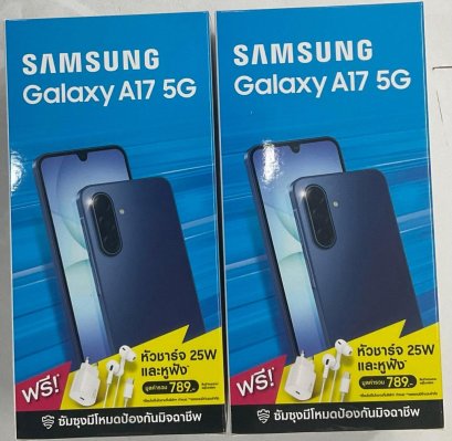 Samsung Galaxy A17 5G Ram8GB/Rom256GB Super AMOLED ขนาด 6.7 แบตเตอรี่ 5,000mAh ประกันศูนย์ 1ปี ฟรี Adapter+หูฟัง