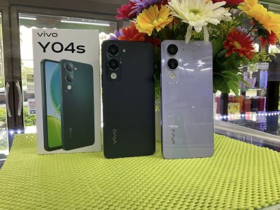 VIVO Y04S  Ram4GB/Rom128GB จอ 6.74 นิ้ว 90Hz LCD แบต 6,000mAh  ชาร์จเร็ว 15W  รัประกัน 1 ปี