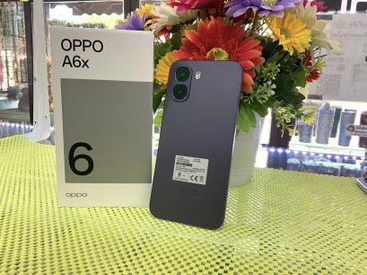 OPPO A6x Ram4GB/Rom128GB  จอ 6.75 แบตเตอรี่ใหญ่ 6,500mAh กันน้ำกันฝุ่นระดับ IP64 หน้าจอสว่างพิเศษ 120Hz