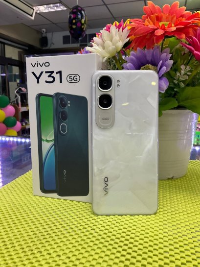 VIVO Y31 5G Ram8GB / Rom128GB จอ 6.68 นิ้ว กล้องหลัง 50MP กล้องหน้า 8MP แบตเตอรี่ 6500mAh ประกัน 1ปี
