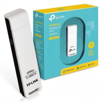 TP-Link TL-WN821N อุปกรณ์รับสัญญาณ Wi-Fi (300Mbps Wireless N USB Adapter)