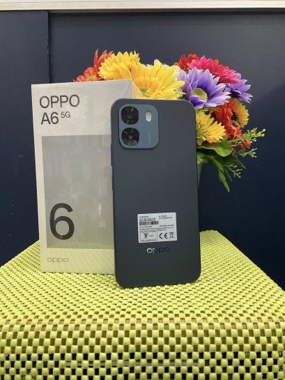 OPPO A6 5G Ram6GB / Rom128GB จอ 6.75 โทรศัพท์มือถือ ดีไซน์สวย ทนทาน กันน้ำกันฝุ่น Dimensity6300 แบตใหญ่ 6500mAh