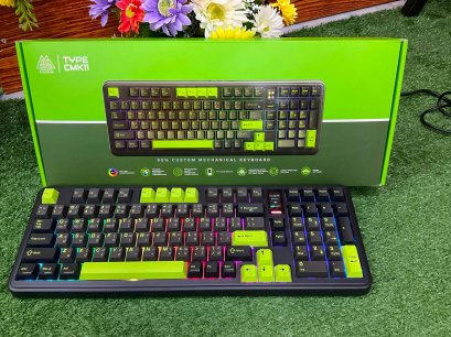 EGA Type CMK11 KEYBOARD WIRELESS BLUETOOTH EGA DISPLAY TYPE CMK11 BLACK (LINEAR SWITCH คีย์บอร์ด)