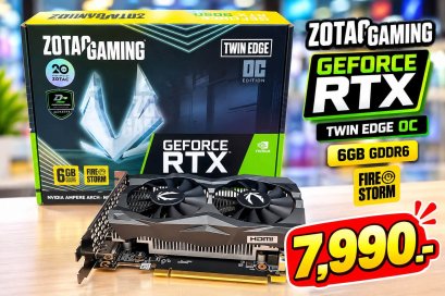 การ์ดจอ ZOTAC GAMING GeForce RTX 3050 Twin