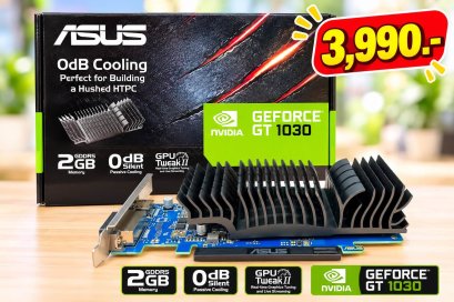 การ์ดจอ ASUS GeForce GT 1030 2GB GDDR5 (รุ่น ASUS GT1030-SL-2G-BRK)