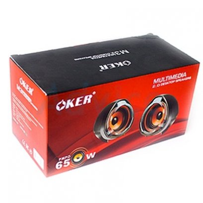 OKER ลำโพงคอม M3 Speaker USB/650W - Black