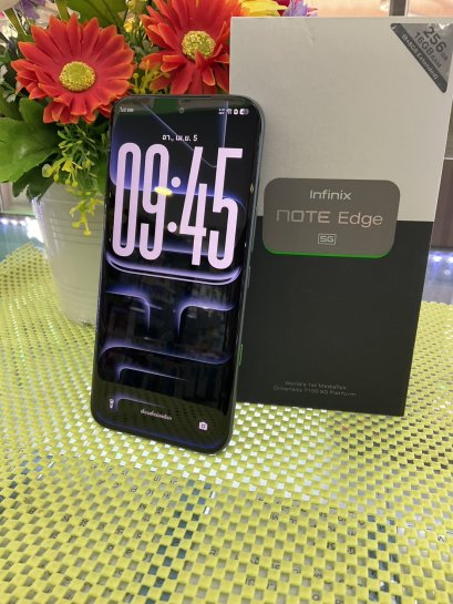 INFINIX Note Edge 5G Ram 8 GB / Rom 256 GB สมาร์ตโฟนเครื่องบาง จอโค้ง AMOLED กว้าง 6.78 นิ้ว รีเฟรช 120Hz แบต 6500mAh