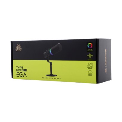 ไมโครโฟนสำหรับเกมเมอร์รุ่น EGA TYPE GMC2 PRO.มีระบบไฟ RGB แสดงสถานะการทำงาน