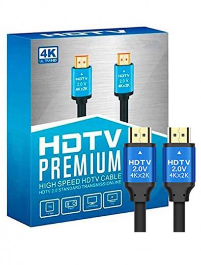 Cable HDMI 4K (V.2.0) M/M (30M) TOP TECH สายถัก สายส่งสัญญาณ HDMI V2.0 Support 4K