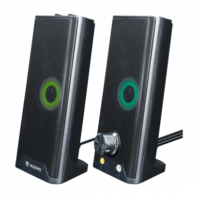 ลำโพงNUBWO NS-46L STYRUSลำโพงตั้งโต๊ะ ไฟ LED Lighting ลำโพงคอม เสียงแน่น AUDIO Desktop Speaker ประกัน 1 ปี