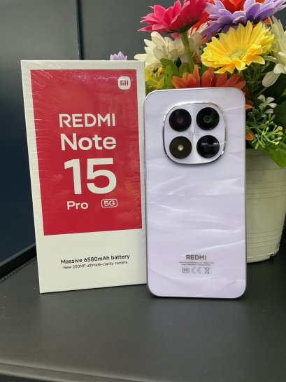 Redmi Note15 Pro 5G Ram8GB/Rom256GB จอ AMOLED ขนาด 6.83 นิ้ว ป้องกันตกกระแทก 2.5M มาตรฐาน SGS กันน้ำ IP69K แบต 6,580mAh ชาร์จเร็ว45Wประกัน ศุนย์ 1ปี