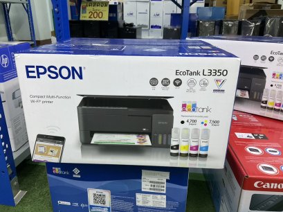 Epson L3350 Copy Scan Print Wifi รุ่นใหม่ล่าสุด Ink (All-in-one) EPSON L3350+Ink Tank ฟรี หมืก 1 ชุด พรอมใช้งาน