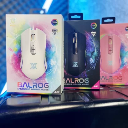 Mouse NUBWO X43 Balrog Ergonomic RGB Gaming