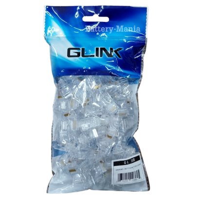 Plug หัวแลน RJ45 CAT5 GLINK (GL380) 100/Pack คุณภาพดี ทนทาน