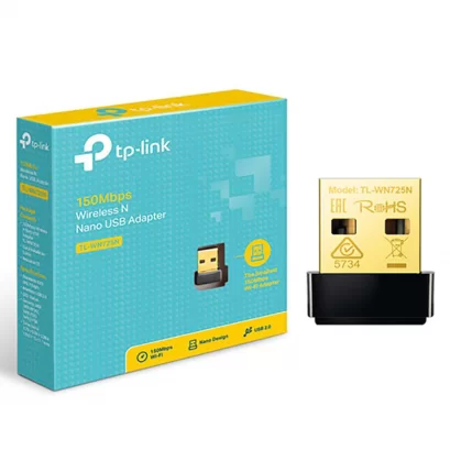 TP-Link TL-WN725N 150Mbps Wireless N Nano USB Adapter ตัวรับสัญญาณ WiFi เชื่อมต่อได้ทันทีด้วยการตั้งค่าที่ง่ายใน 14 ภาษา