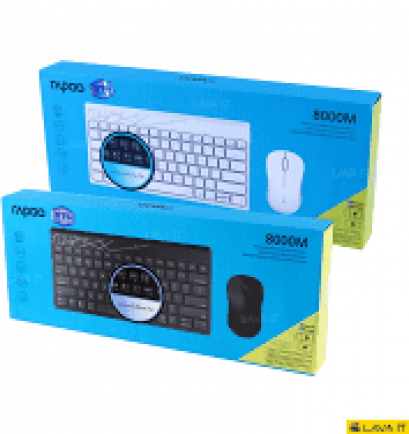Keyboard Mouse Rapoo 8000M