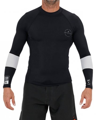 X1 S20 MENS RASHIE L/S BLACK
