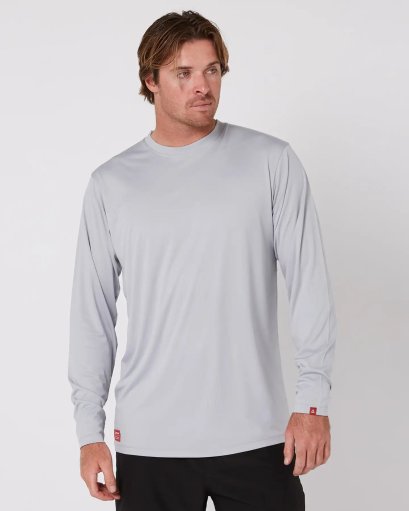 SUN Tee L/S Light Grey