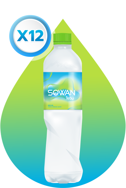 น้ำดื่ม SOWAN x 12 ขวด