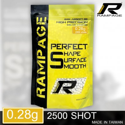 ลูกกระสุน RAMPAGE 0.28g  2500 นัด made im taiwan