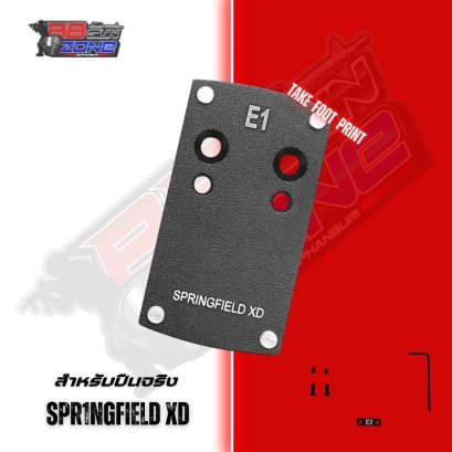 แผ่นยึดออปติกสำหรับ Springfield XDs XD to FIT Sightmark, Vort ex, Burris Red Dot (2025)