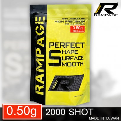 ลูกกระสุน RAMPAGE 0.50g 2000 นัด made im taiwan