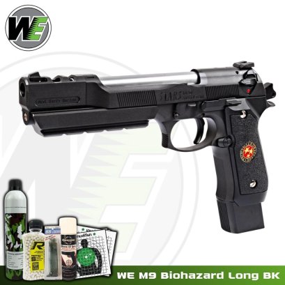 WE M9 Biohazard Long BK GBB