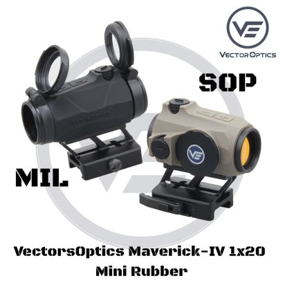 VectorsOptics Maverick-IV 1x20 Mini Rubber MIL-SOP
