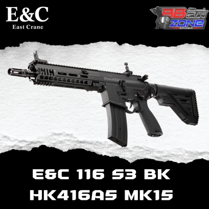 E&C 116 S3 : HK 416 A5 MK15 สีดำ