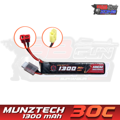 MUNZTECH 1300 mAh 11.1V 30c Lipo
