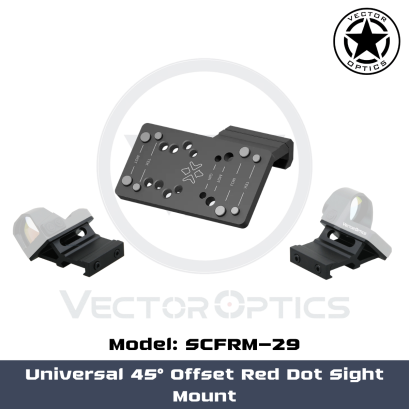 Vect optics Universal 45° Offset Red Dot Sight