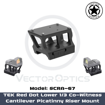 Vector Optics Frenzy Red Dot Sight Riser Mount (SCRA-67)
