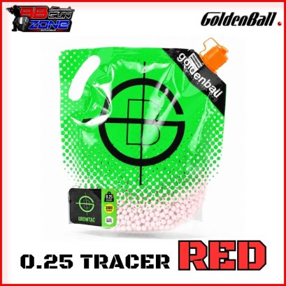 ลูกกระสุนบีบีกัน Goldenball เรืองแสง 0.25 3000 นัด