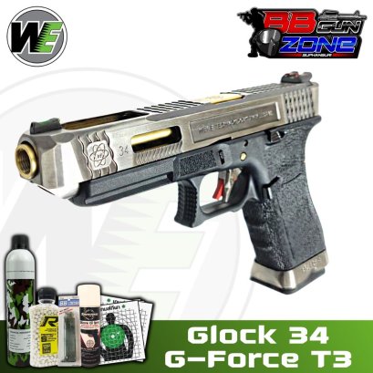 WE Glock 34 G-Force T3 BK,SV,GD