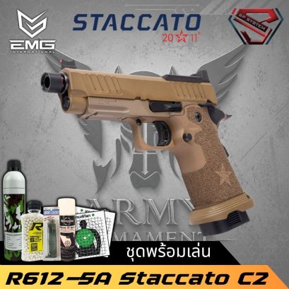 EMG (ARMY x T8 R612-5A) - Staccato C2 (FDE) Red Dot Ready