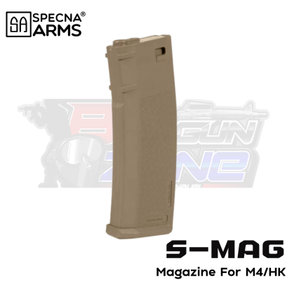 แม๊กกาซีน SMAG M4 Mid-Cap สีทราย (แม๊กสแตนด์-125นัด) - Specna Arms
