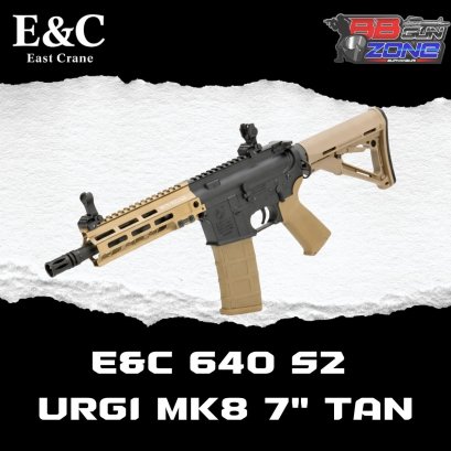 E&C 640 S2 URGI MK8 7" บอดี้โลหะ สีทราย